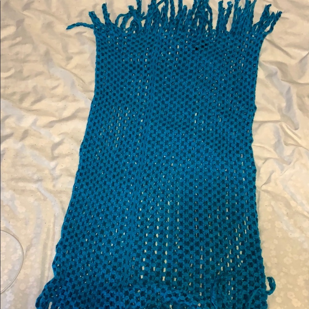 Blue scarf